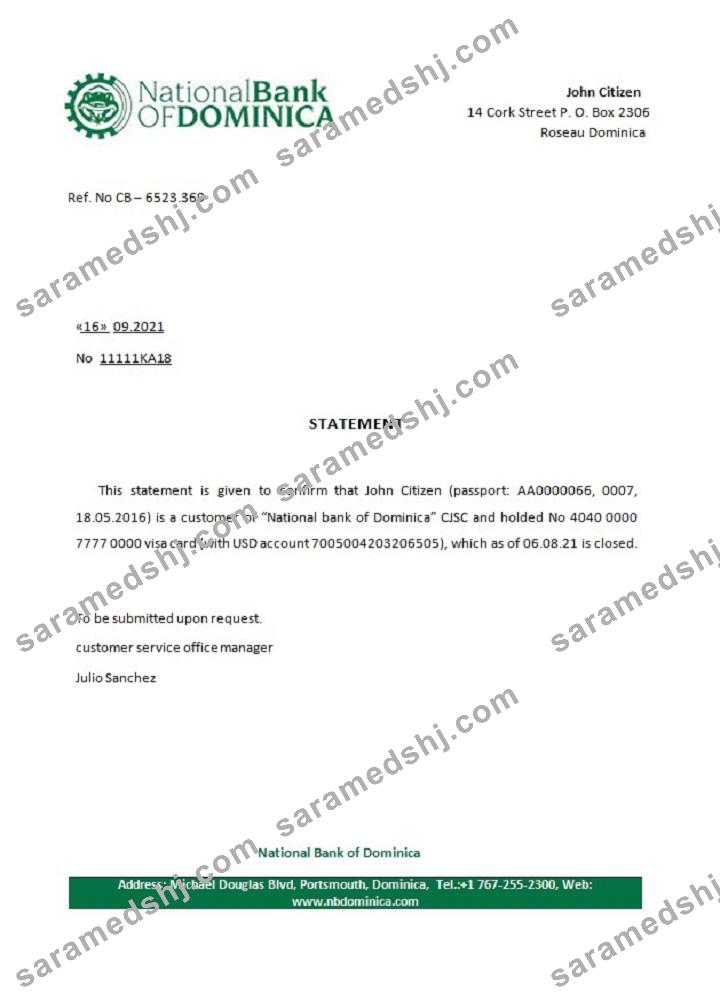 Dominicia_National Bank of Dominica_closure reference